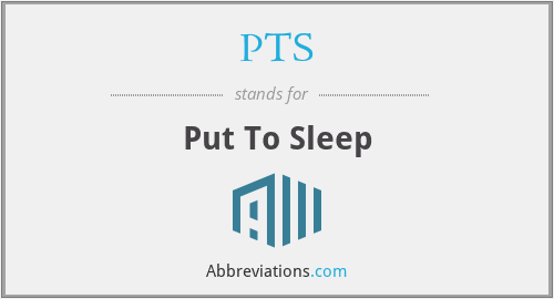 what-is-the-abbreviation-for-put-to-sleep